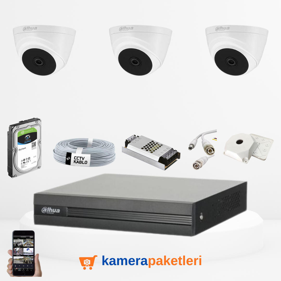Dahua İç 3 Kamera