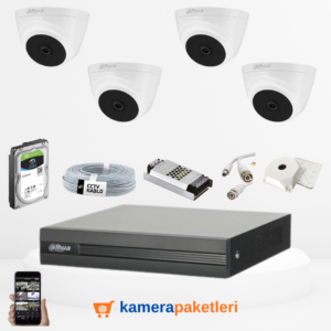 Dahua 4 Kameralı Sistem İç